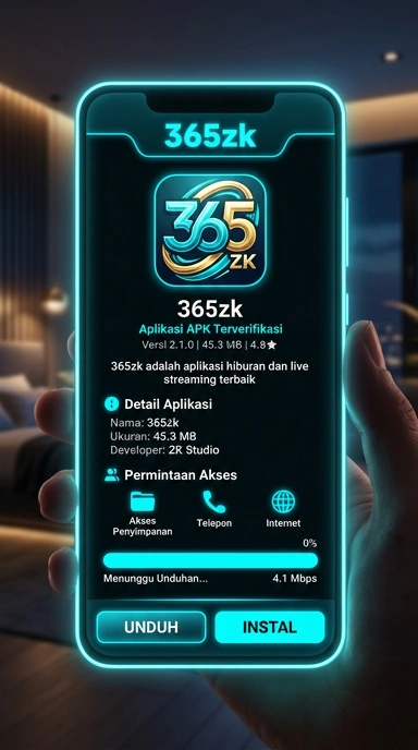 Tampilan halaman APK 365zk